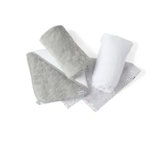 Clair De Lune Marshmallow Grey Baby Gift Set