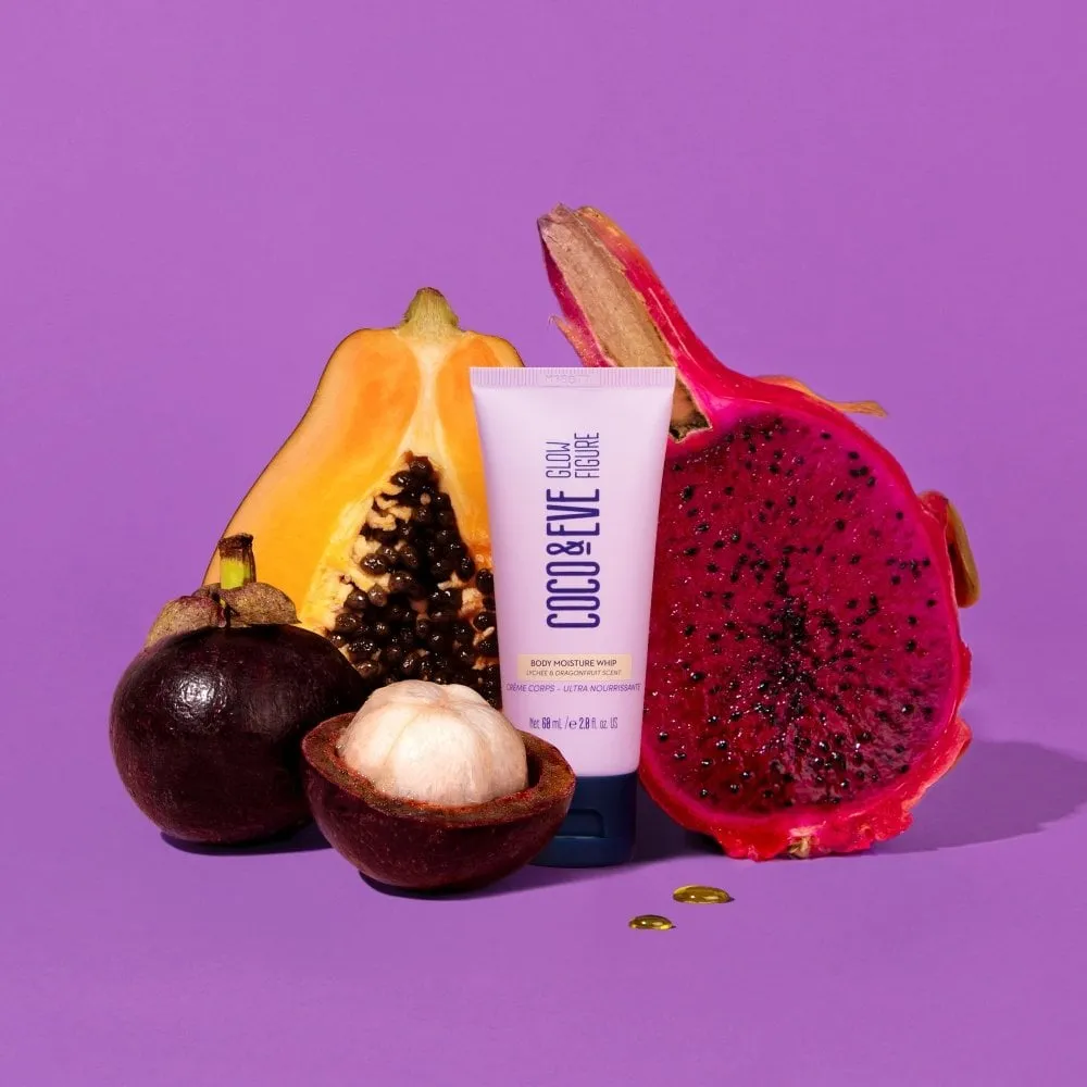 Coco & Eve Glow Figure Dragonfruit & Lychee Whipped Body Cream 60ml