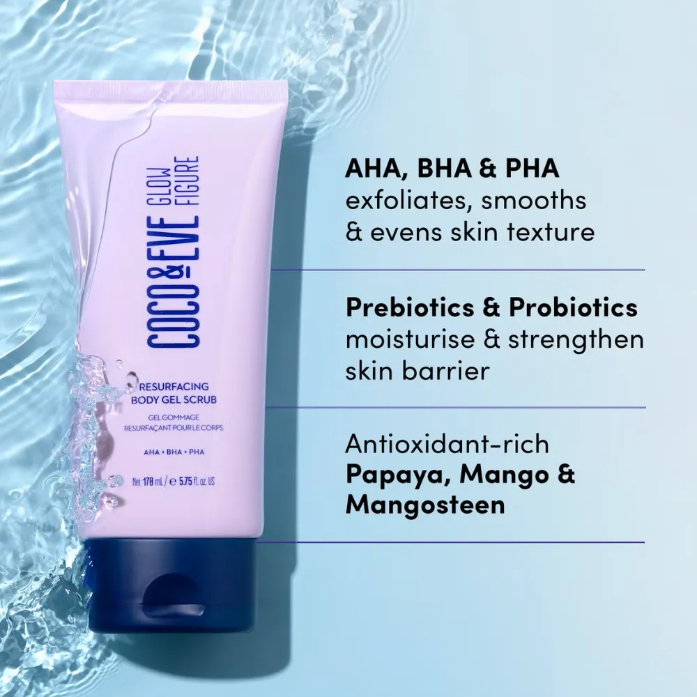 Coco & Eve Resurfacing Body Gel Scrub 170ml