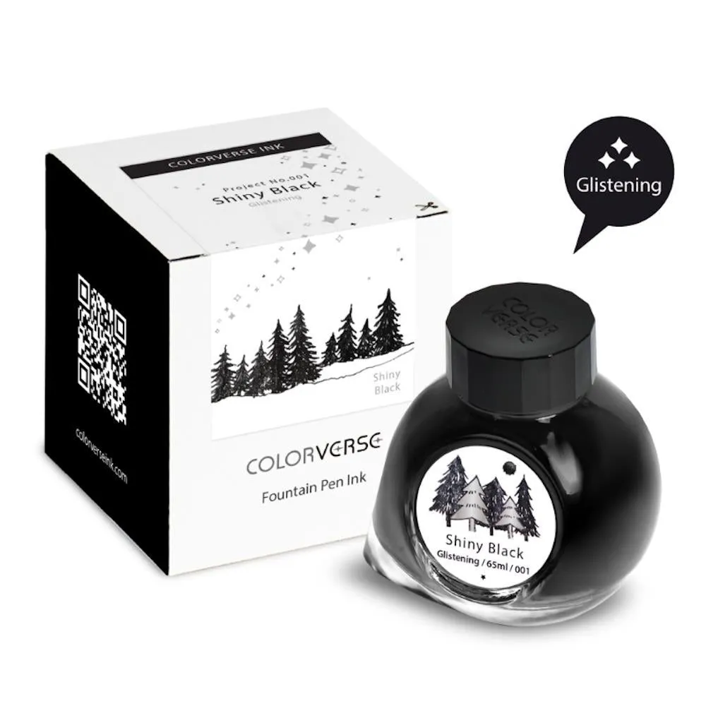 Colorverse Bottled Ink 65ml Shiny Black