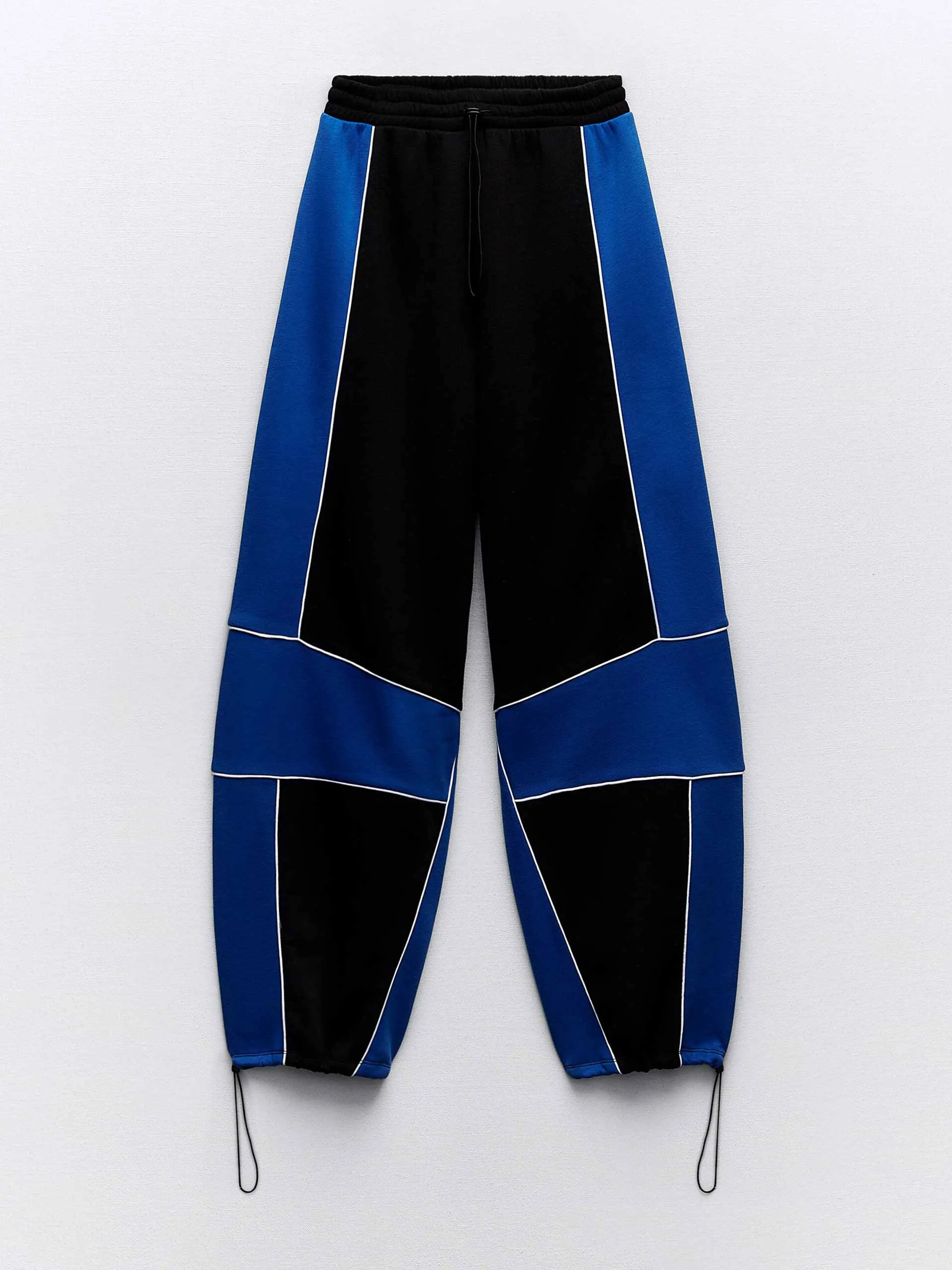 Colour block jogger trousers
