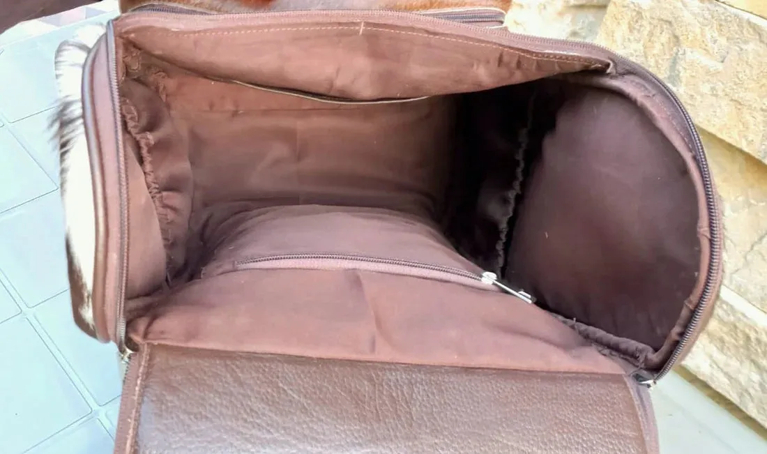 Cowhide Backpack | Travel Backpack | School Bag
