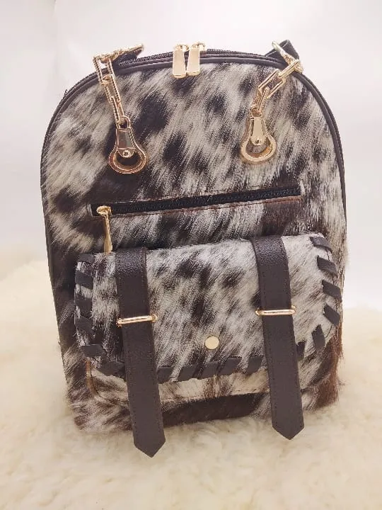 Cowhide Backpack | Travel Backpack | School Bag
