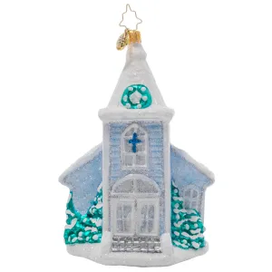 CR, White Christmas Chapel, 1021021, Radko