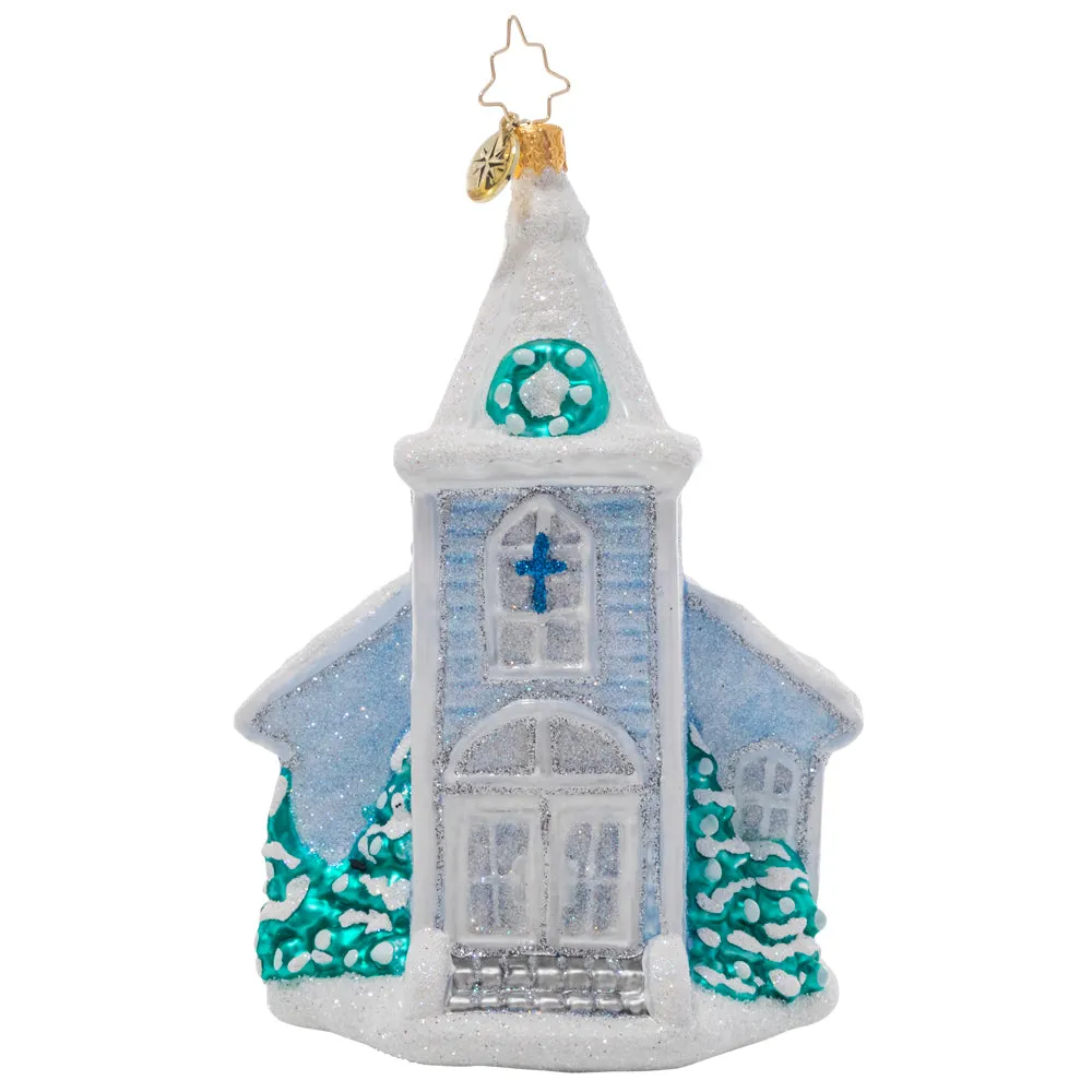 CR, White Christmas Chapel, 1021021, Radko
