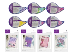 Crafter's Companion Duet ColourBloom Inkpads & Embossing Folders SHOWSTOPPER