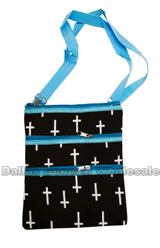 Cross Print Girls Shoulder Bags Wholesale