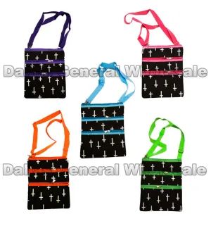Cross Print Girls Shoulder Bags Wholesale
