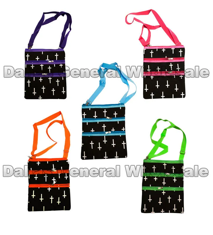 Cross Print Girls Shoulder Bags Wholesale