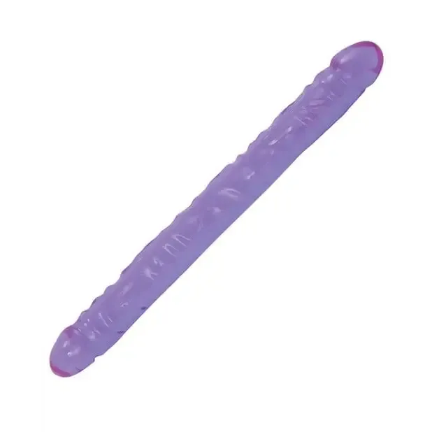 Crystal Jellies 18" Double Dong - Purple