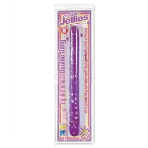 Crystal Jellies 18" Double Dong - Purple