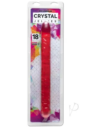 Crystal Jellies Double Dong Pink 18
