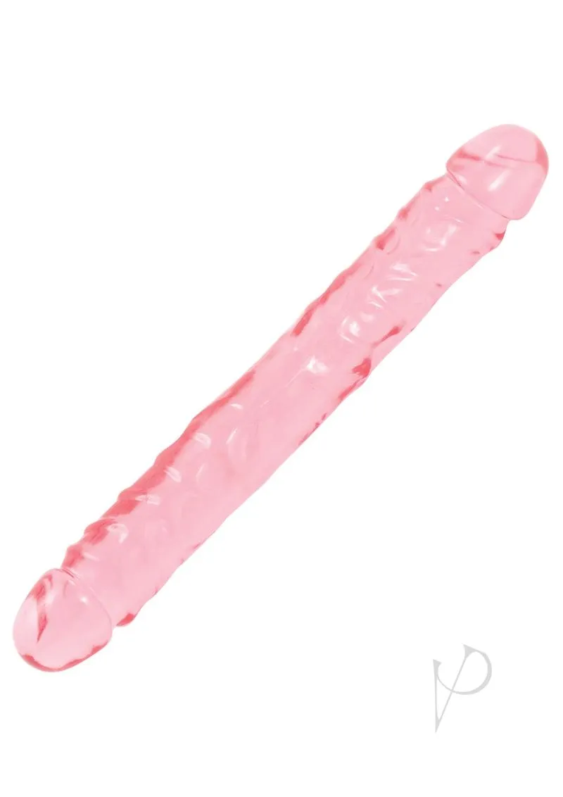 Crystal Jellies Jr Double Dong Pink 12