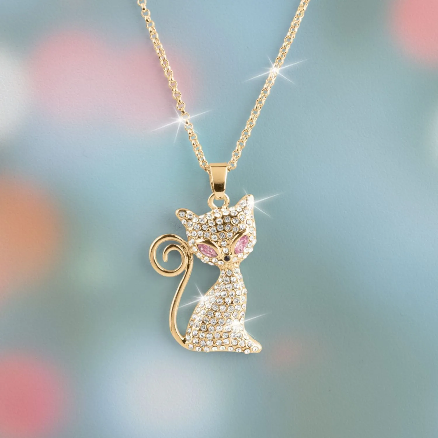 Crystelle Alley Cat Pendant