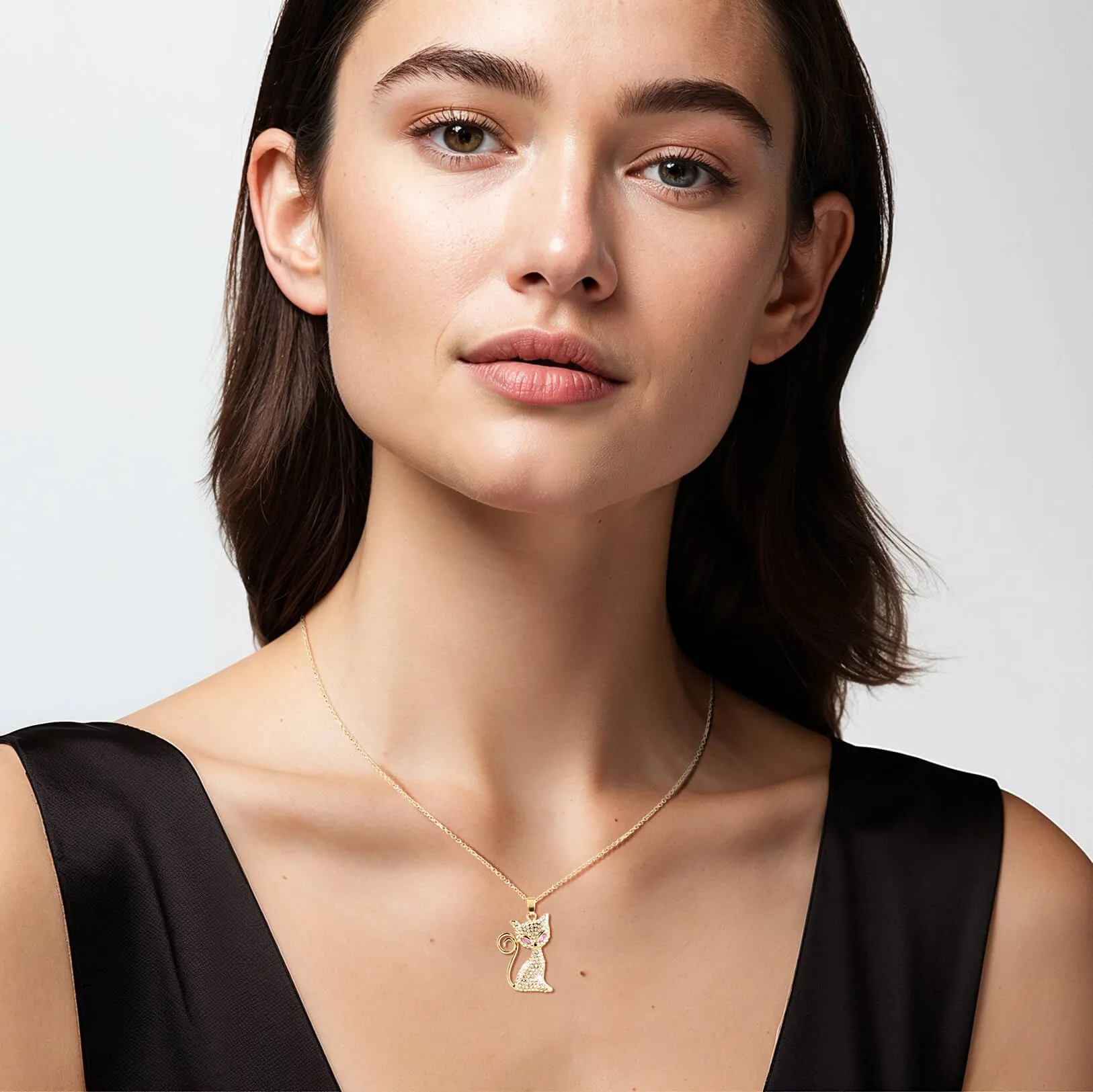 Crystelle Alley Cat Pendant