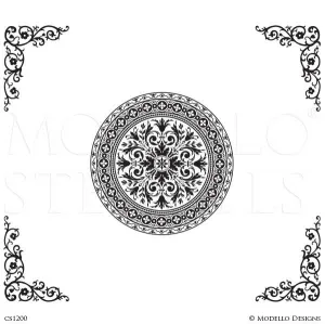 CS1200 Custom Ceiling Stencils Set