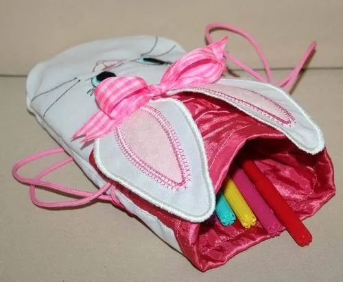 Cute Bunny Drawstring Bag