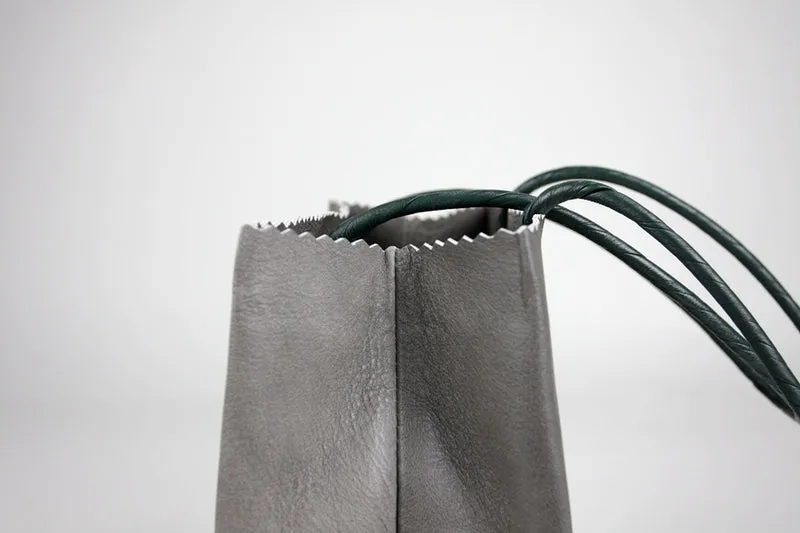 Cute Womens Small Green Leather Shoulder Tote Bag Small Best Tote Shopper Bag Purse for Ladies