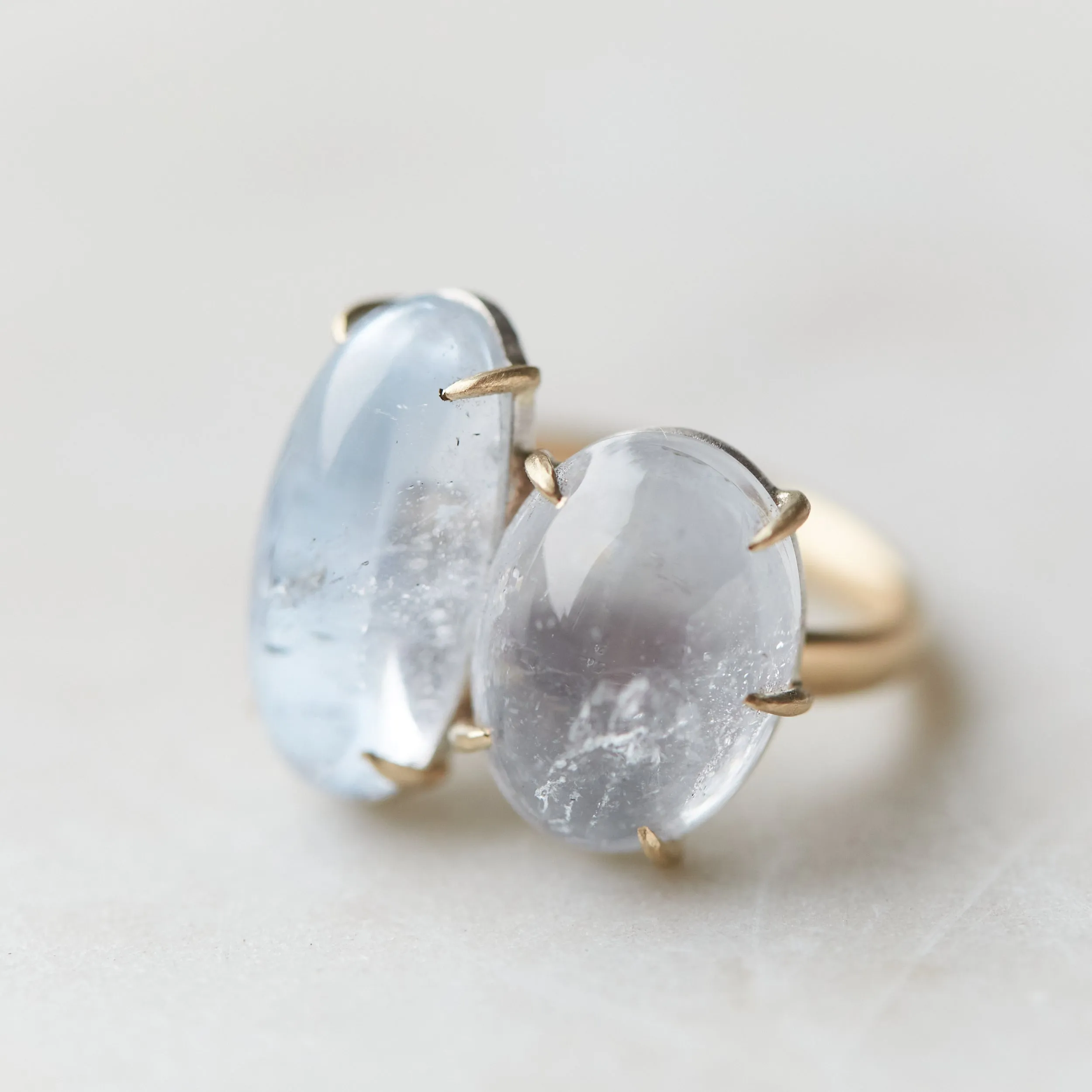 Cygnus Beryl Double Vanity Ring