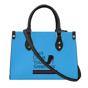 DCYG Black Red Bottoms,Luxury Women PU Tote Bag - Black