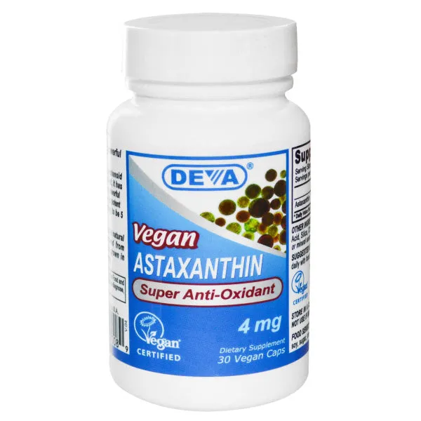 DEVA - Vegan Astaxanthin 4 mg - 30 Vegan Caps