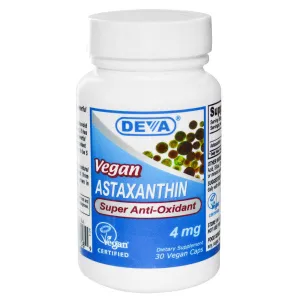 DEVA - Vegan Astaxanthin 4 mg - 30 Vegan Caps
