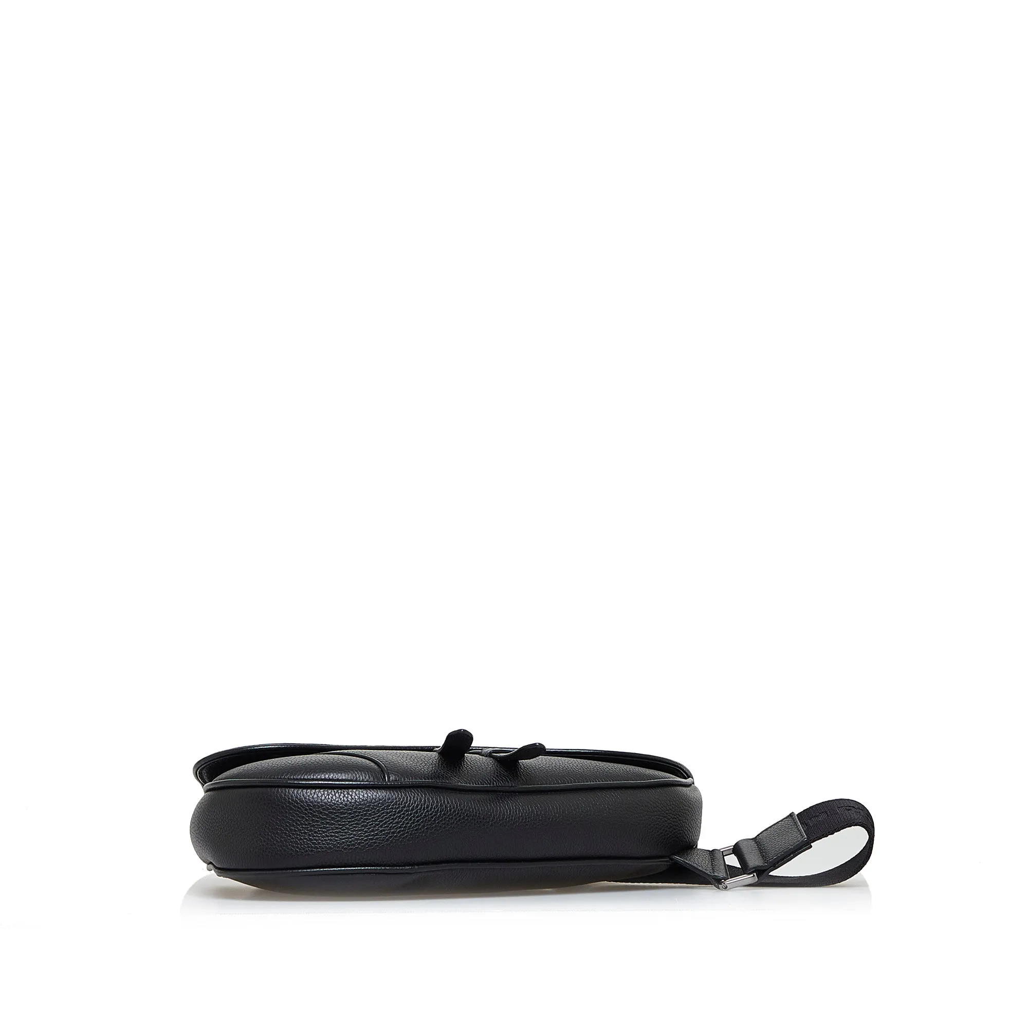 Dior X Stussy Saddle Bag Black Calfskin Limited Edition