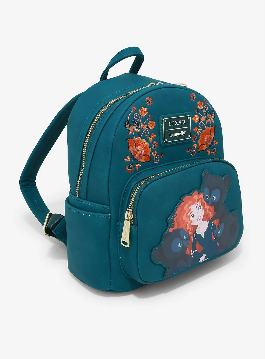 Disney Pixar Mini Backpack Brave Merida & Triplets Loungefly