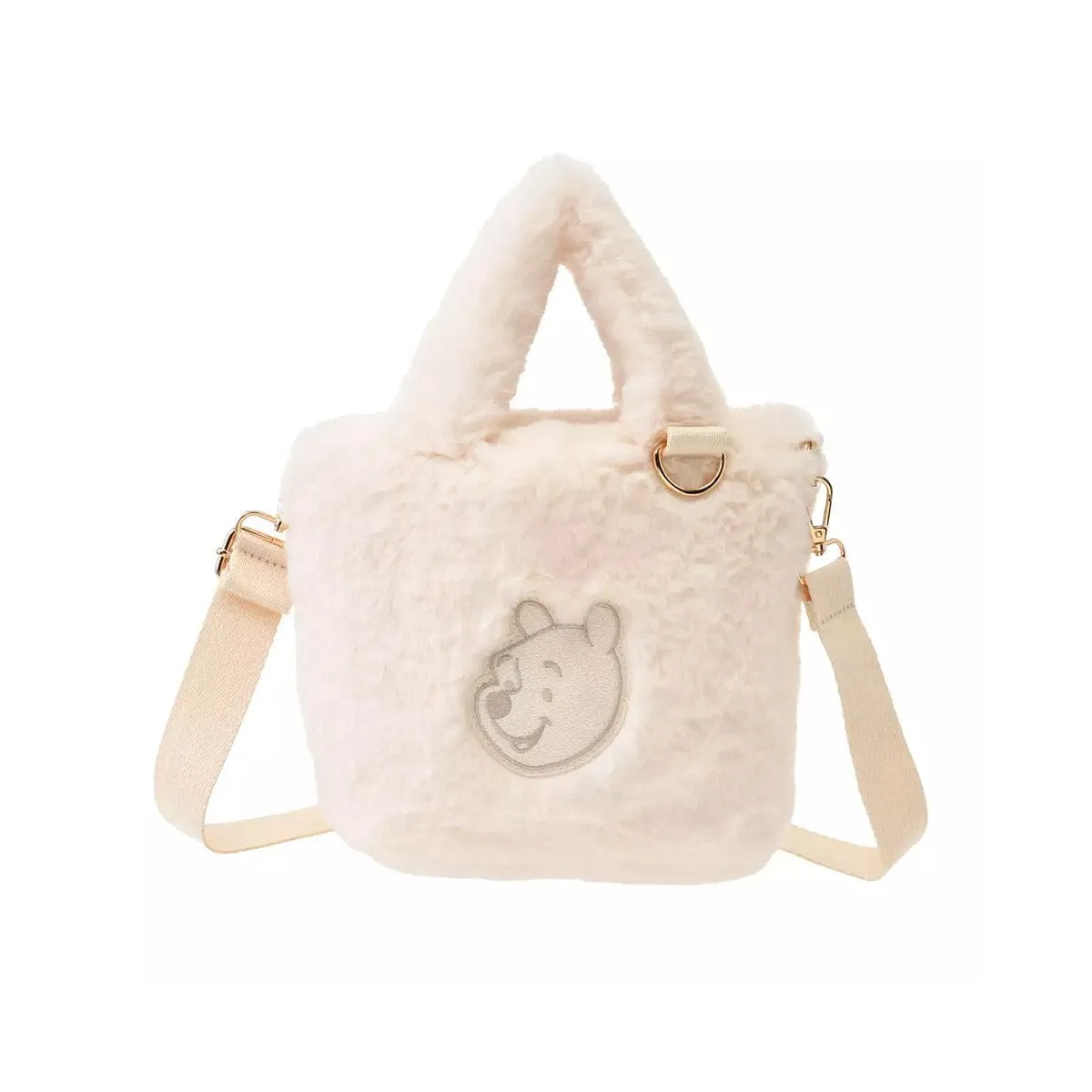 Disney Winnie the Pooh Fur 2-Way Tote Bag