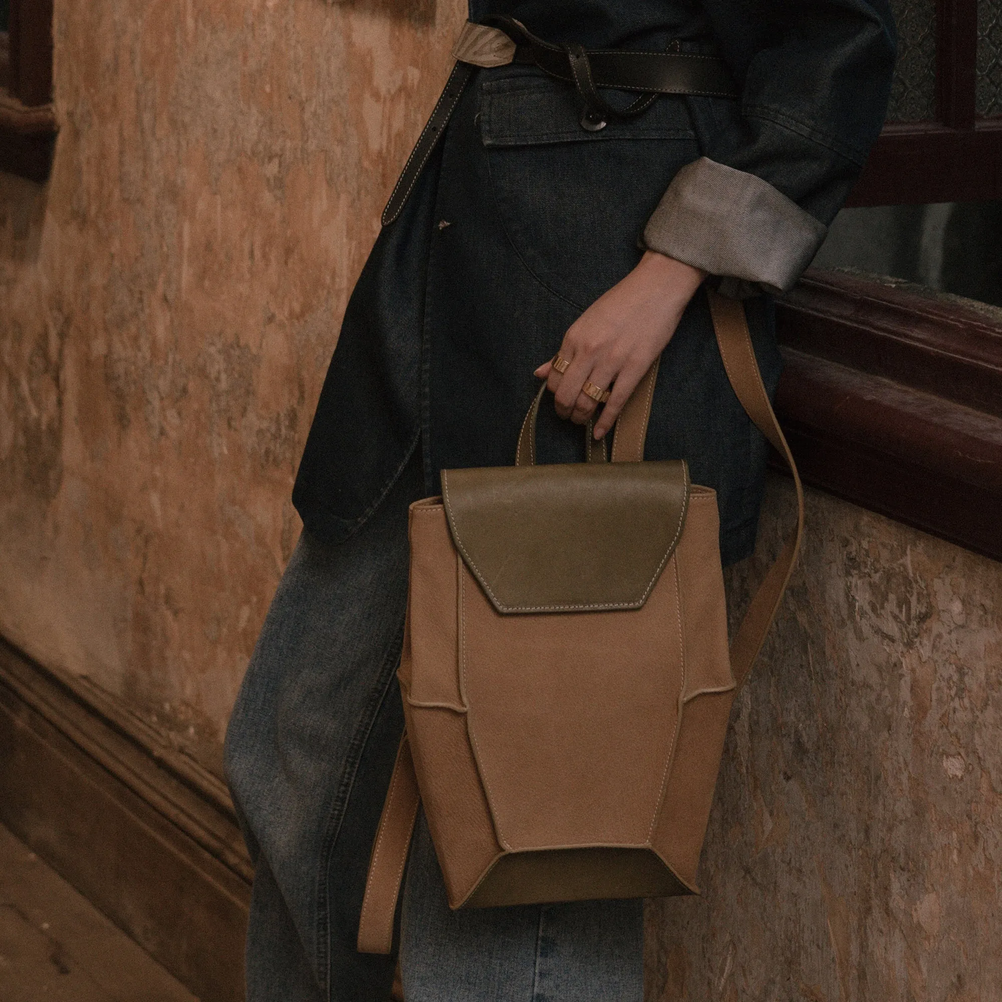 DIY Bag Kits - Original Design Niche Six-sided Backpack