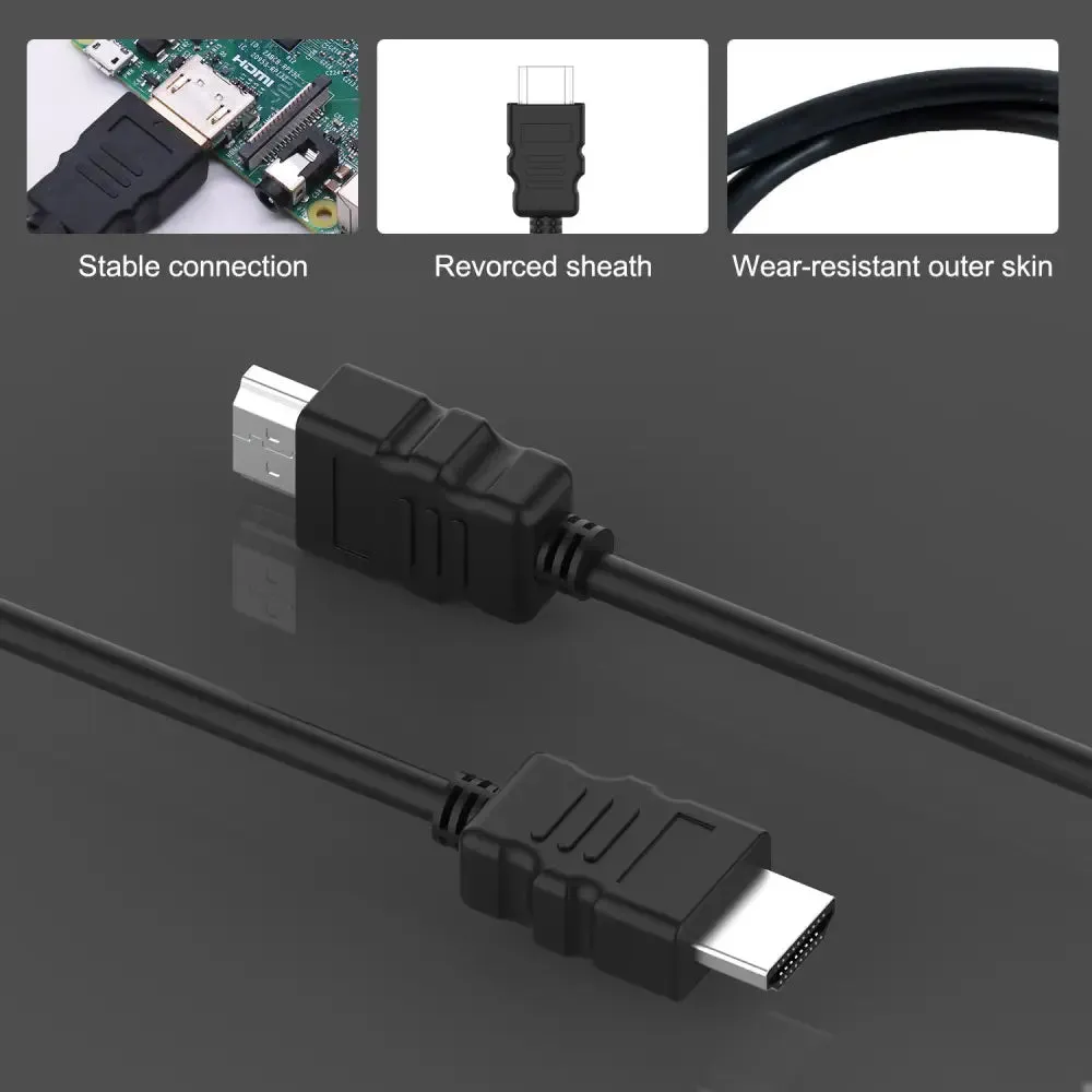 Double HDMI cable for Raspberry Pi 3B /3B/2B--150CM