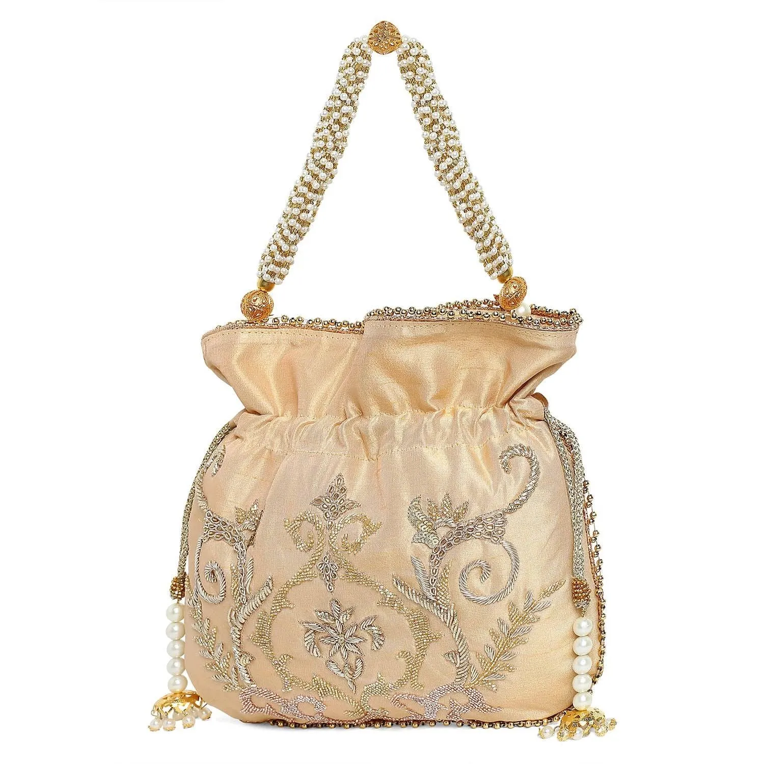 Dreamy Golden Potli Bag