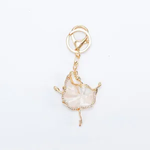 Elegant Ballerina Keychain
