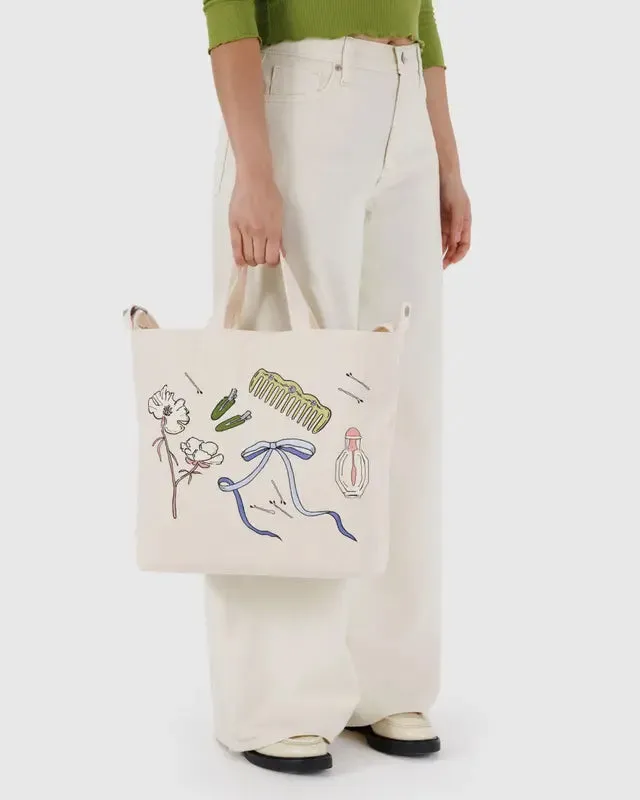 Embroidered Get Ready With Me Horizontal Zip Duck Bag