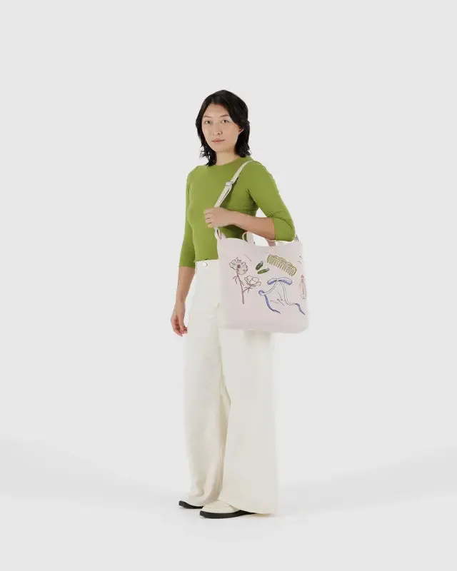 Embroidered Get Ready With Me Horizontal Zip Duck Bag