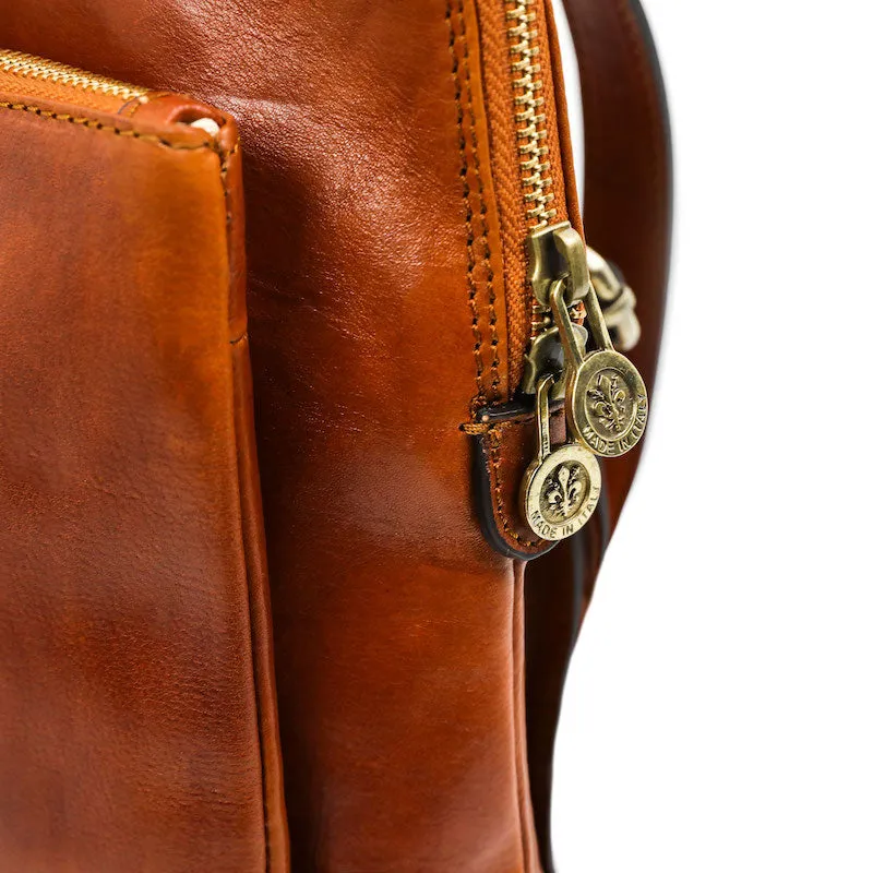 Emma - Leather Backpack Convertible Bag