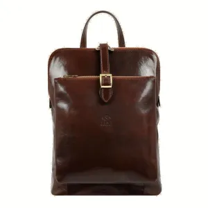 Emma - Leather Backpack Convertible Bag