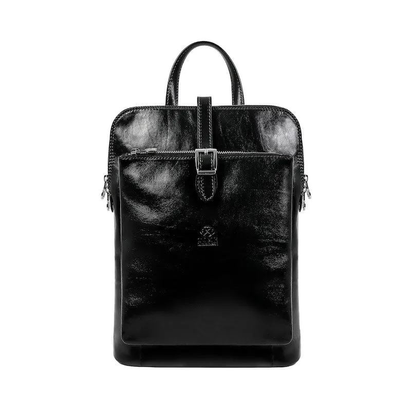 Emma - Leather Backpack Convertible Bag