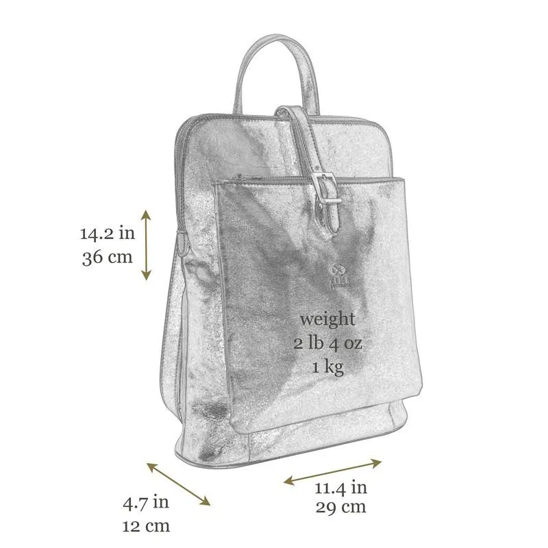 Emma - Leather Backpack Convertible Bag