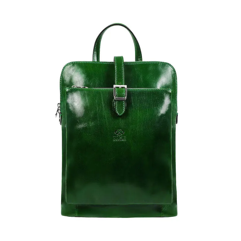 Emma - Leather Backpack Convertible Bag