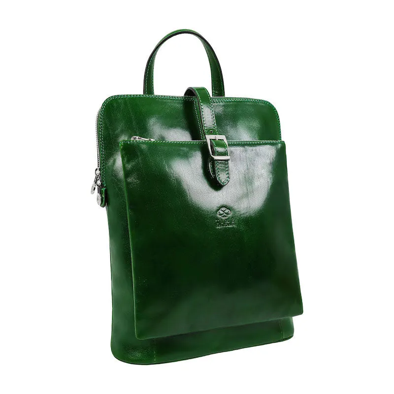 Emma - Leather Backpack Convertible Bag
