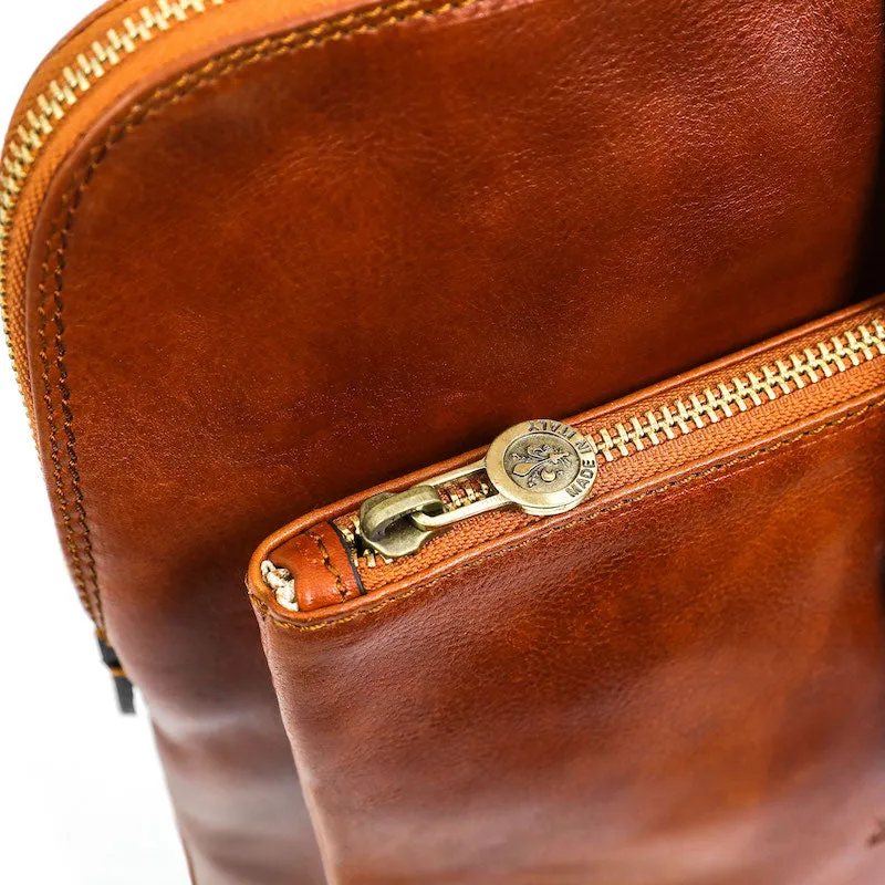 Emma - Leather Backpack Convertible Bag