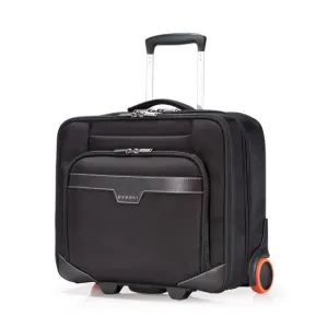 Everki Journey 16'' Laptop Trolley, Magnetic Quick Access Pocket, Trolley Handle Pass-through Strap