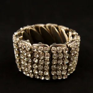 Expandable Rhinestone Bracelet