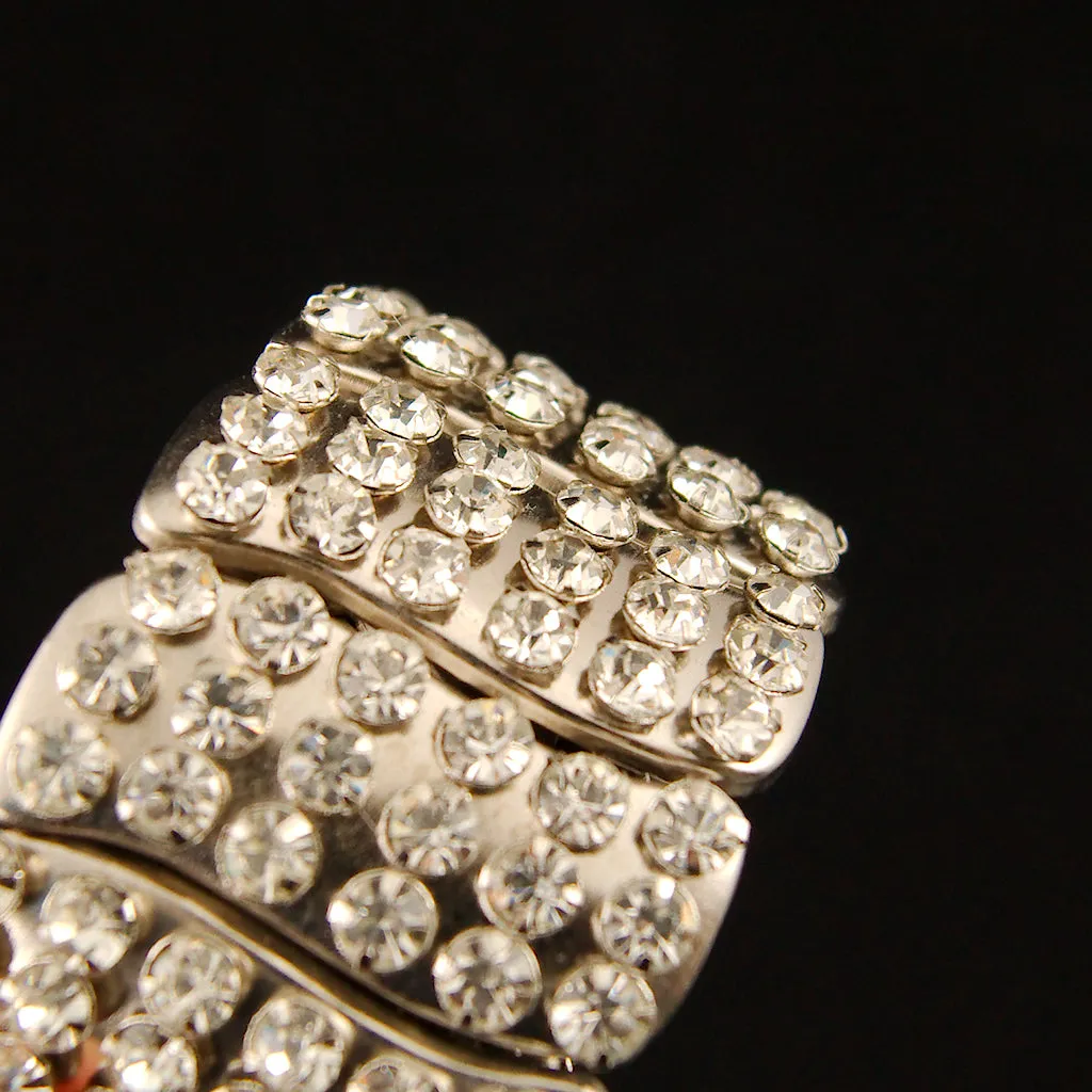 Expandable Rhinestone Bracelet