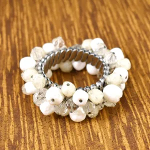 Expandable Vintage Bead Bracelet