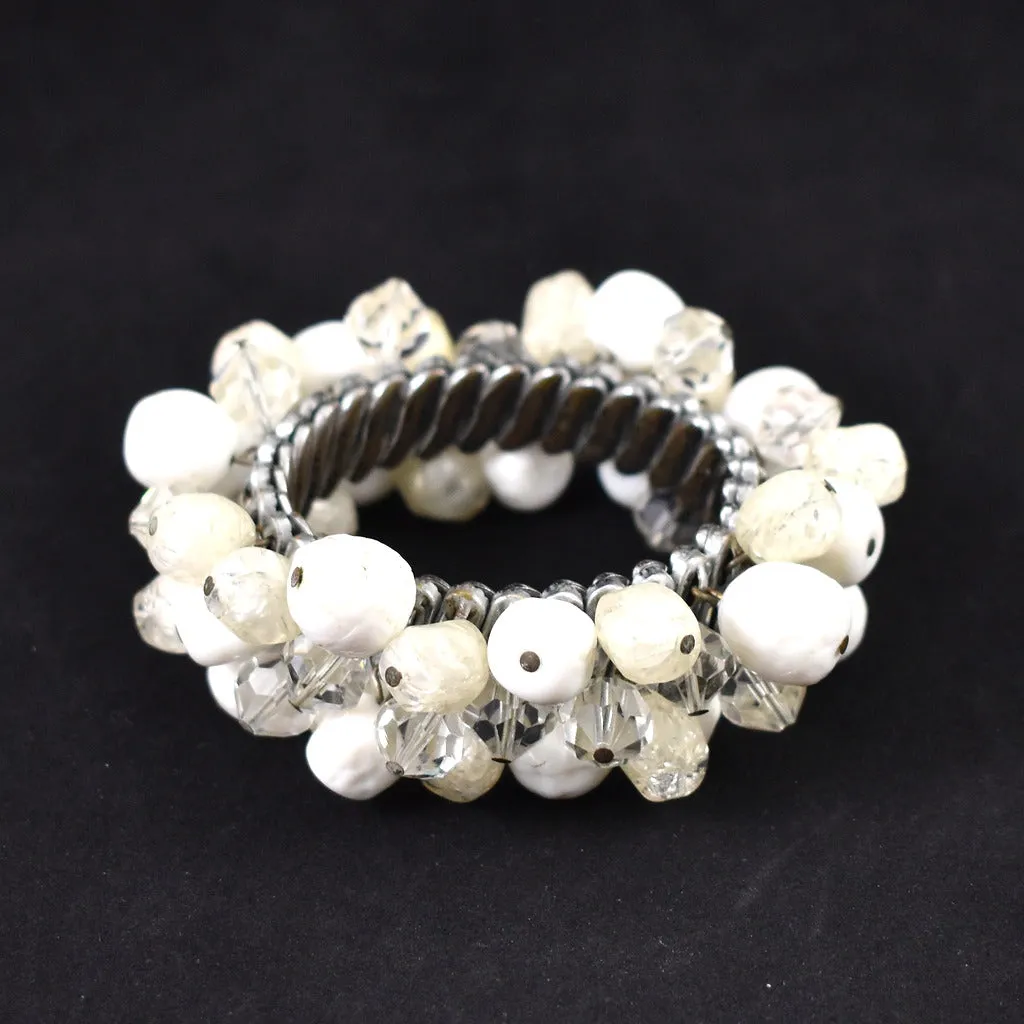 Expandable Vintage Bead Bracelet