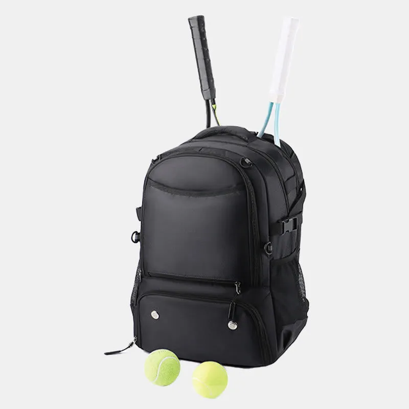 Extra Large Functional Backpack Sports Bag Racket Bag with Shoe Compartment