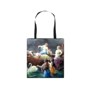 Fantasy Painting Fairy and Angel Large Capacity Shopping Bag