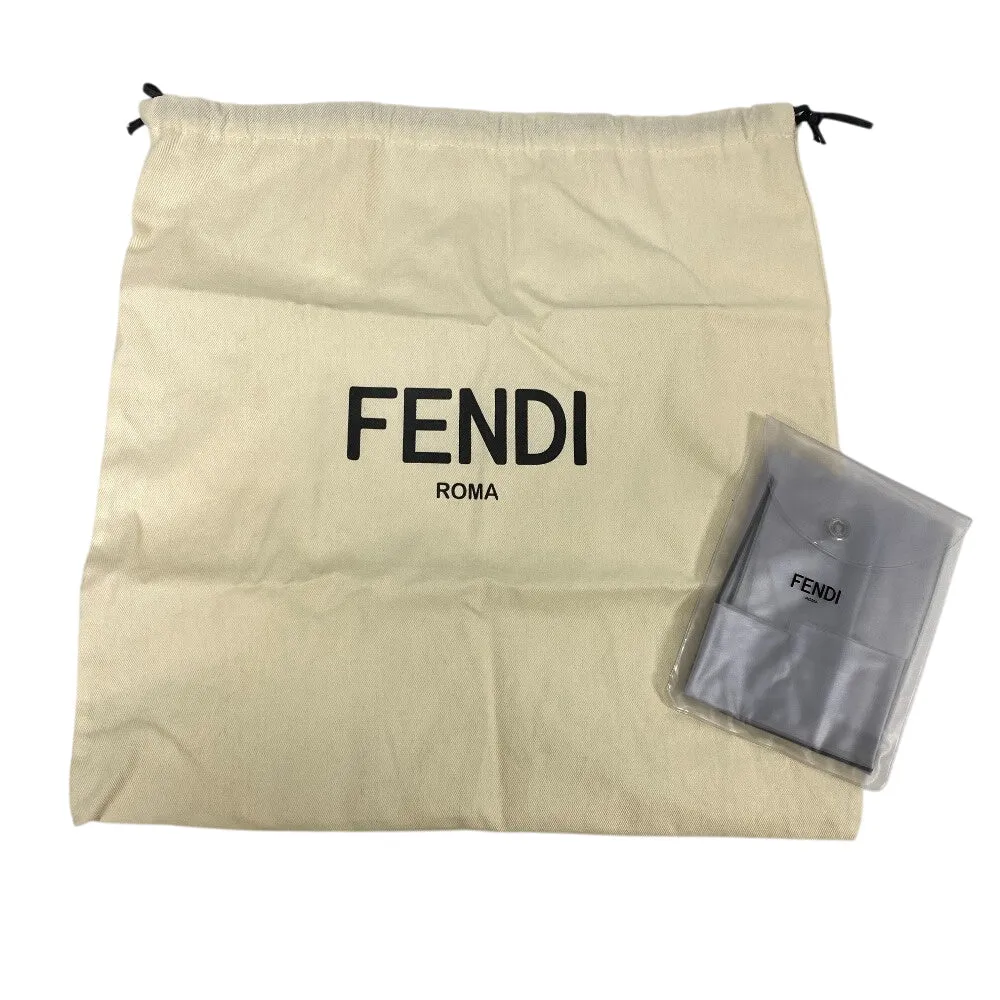 FENDI Handbag 8BN244 leather gray Mini Pea Kaboo